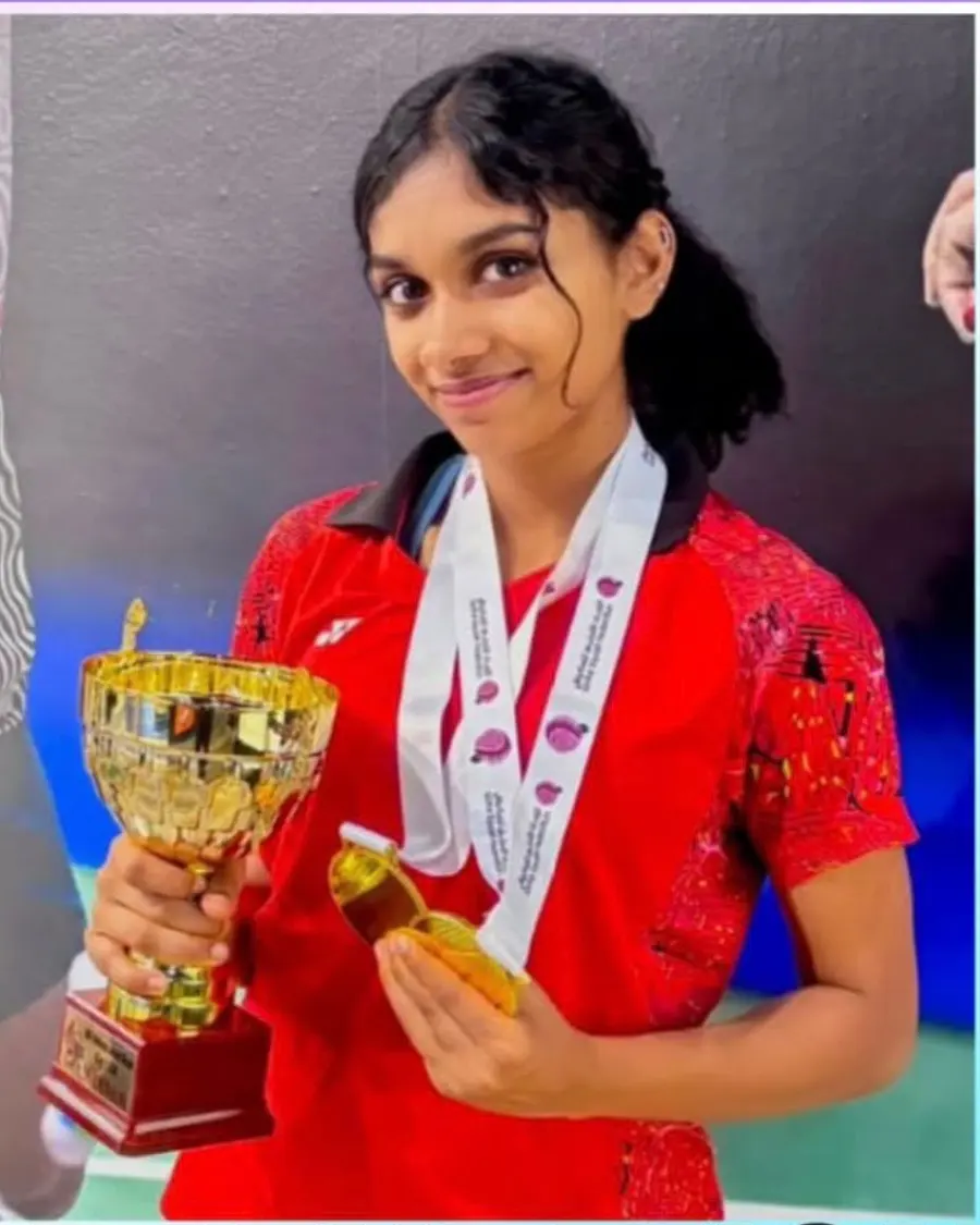 Anushree, badminton athlete at Kinetic Edge