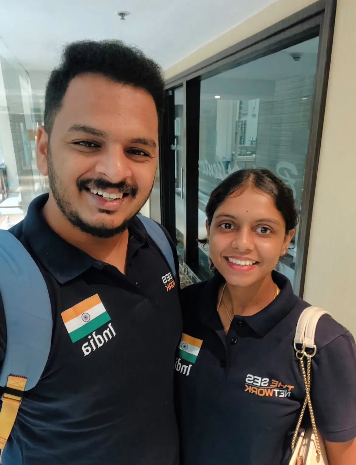 The founders of Kinetic Edge, Deepak and Lakshmi Priyanka Subramanian